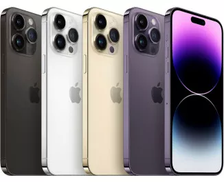 Смартфон Apple iPhone 14 Pro Max 256 Gb eSIM Deep Purple (MQ8W3)