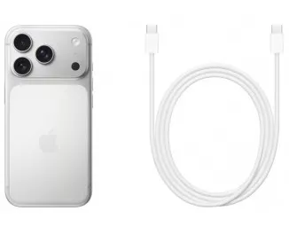 Смартфон Apple iPhone 17 Pro 512GB eSIM Silver (MG7N4)