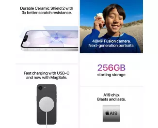 Смартфон Apple iPhone 17e 512GB Soft Pink (MHU34)