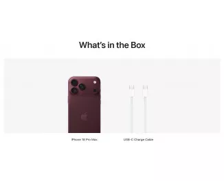 Смартфон Apple iPhone 18 Pro Max 1TB eSIM Burgundy (MJWF4, MJXG4)