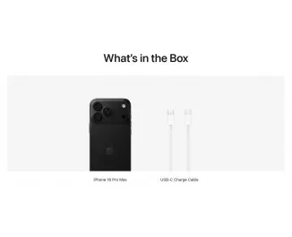 Смартфон Apple iPhone 18 Pro Max 2TB eSIM Black (MJWH4, MJXJ4)