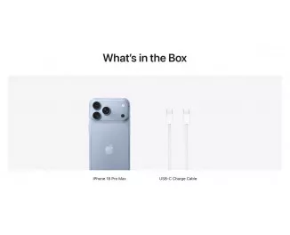 Смартфон Apple iPhone 18 Pro Max 512GB eSIM Glacier (MJWC4, MJXD4)