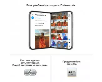 Смартфон Apple iPhone Duo 256GB Star White (MK2M4,MK2D4)