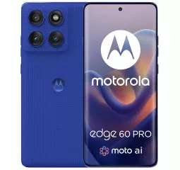 Смартфон Motorola Edge 60 Pro 5G 12/512GB Dazzling Blue (PB7X0069RS)