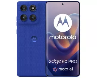Смартфон Motorola Edge 60 Pro 5G 12/512GB Dazzling Blue (PB7X0069RS)