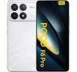 Смартфон Poco F6 Pro 5G 12/512GB NFC White Global