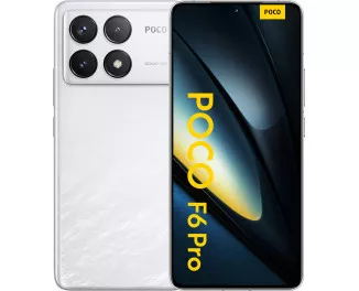 Смартфон Poco F6 Pro 5G 12/512GB NFC White Global