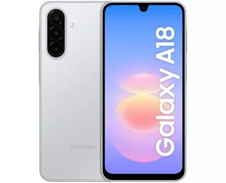 Смартфон Samsung Galaxy A18 4/128GB Silver (SM-A185FZSD)
