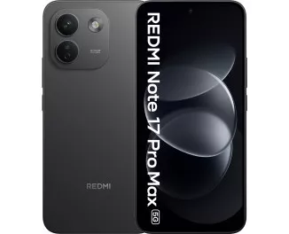 Смартфон Xiaomi REDMI Note 17 Pro Max 5G 12/256GB Black Global