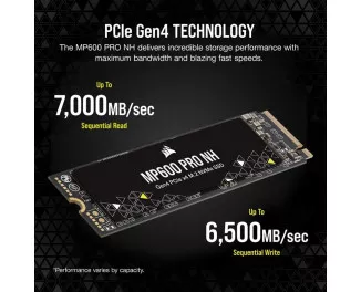 SSD накопитель 1 TB Corsair MP600 PRO NH (CSSD-F1000GBMP600PNH)