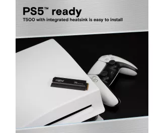 SSD накопичувач 1 TB Crucial T500 with Heatsink (CT1000T500SSD5)