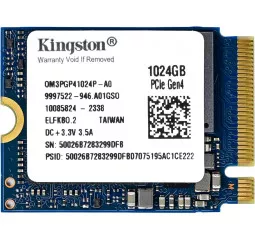 SSD накопичувач 1 TB Kingston OM3PGP (OM3PGP41024P) bulk