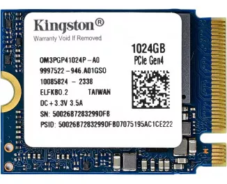 SSD накопичувач 1 TB Kingston OM3PGP (OM3PGP41024P) bulk
