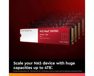 SSD накопичувач 1 TB WD SN700 Red (WDS100T1R0C)