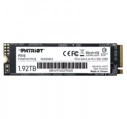SSD накопитель 1.92 TB Patriot P310 (P310P192TM28)
