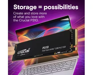 SSD накопитель 2 TB Crucial P310 (CT2000P310SSD8)