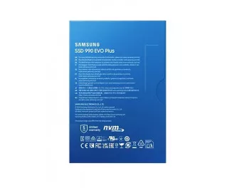 SSD накопичувач 2 TB Samsung 990 EVO Plus (MZ-V9S2T0BW)