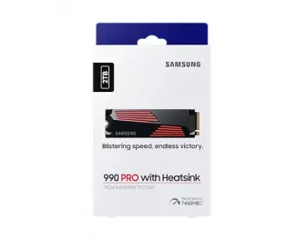 SSD накопитель 2 TB Samsung 990 PRO with Heatsink (MZ-V9P2T0GW)