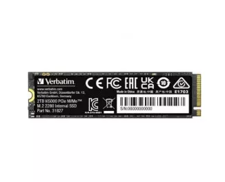 SSD накопитель 2 TB Verbatim Vi5000 (0023942318279)
