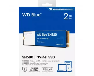 SSD накопитель 2 TB WD Blue SN580 (WDS200T3B0E)