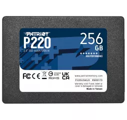 SSD накопитель 256Gb Patriot P220 (P220S256G25)