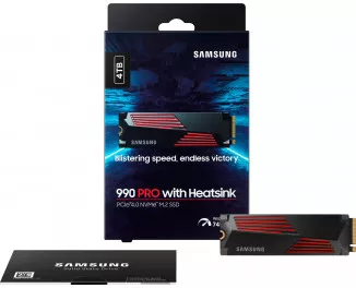 SSD накопитель 4 TB Samsung 990 PRO with Heatsink (MZ-V9P4T0CW)