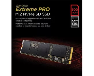 SSD накопитель 500Gb SanDisk Extreme PRO (SDSSDXPM2-500G-G25)