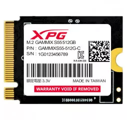 SSD накопитель 512Gb ADATA GAMMIX S55 (SGAMMIXS55-512G-C)