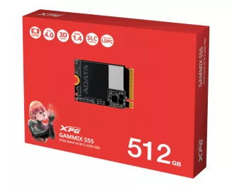 SSD накопичувач 512Gb ADATA GAMMIX S55 (SGAMMIXS55-512G-C)