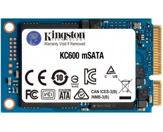 SSD накопитель 512Gb Kingston KC600 mSATA (SKC600MS/512G)