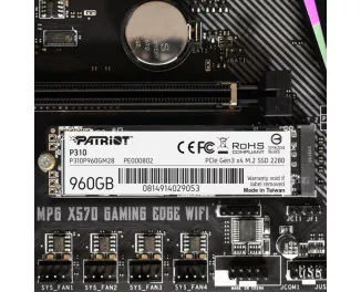 SSD накопичувач 960Gb Patriot P310 (P310P960GM28)