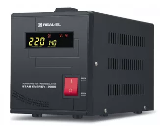 Стабилизатор напряжения REAL-EL Stab Energy-2000 Black