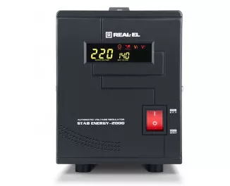 Стабилизатор напряжения REAL-EL Stab Energy-2000 Black