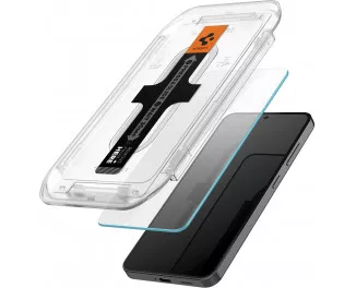 Стекло для Samsung Galaxy S24 Spigen tR EZ Fit HD (2 Pack) (AGL07440)