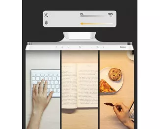 Светодиодная лампа Baseus Magnetic Stepless Dimming Charging Desk Lamp PRO (DGXC-02) White