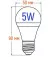 Светодиодная лампа Hyperlight LED 5W 6500K E27 А60 (PC-5W-E27)