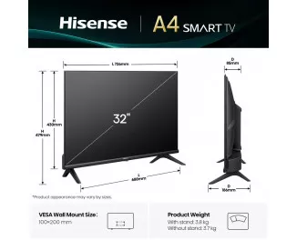 Телевизор Hisense 32A4Q