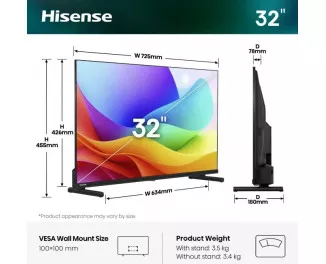 Телевизор Hisense 32A5S