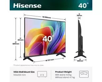 Телевизор Hisense 40A4S