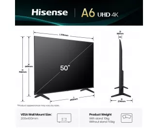 Телевизор Hisense 50A6Q