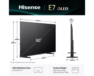 Телевизор Hisense 50E7Q