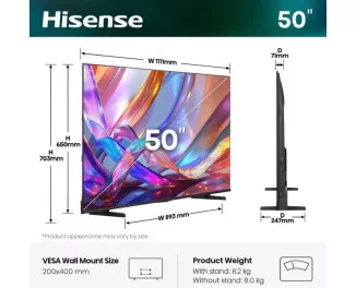 Телевизор Hisense 50E7S