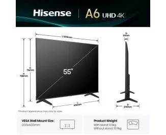 Телевизор Hisense 55A6Q