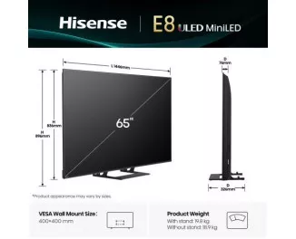 Телевизор Hisense 65E8Q