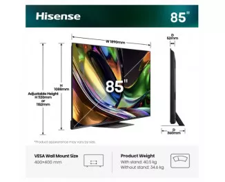 Телевизор Hisense 85UR8S