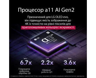 Телевізор LG OLED83G54LW