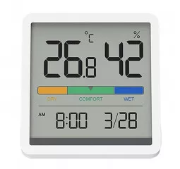 Термогигрометр Xiaomi Miiiw Temperature Humidity Clock S210 (MW22S06) White