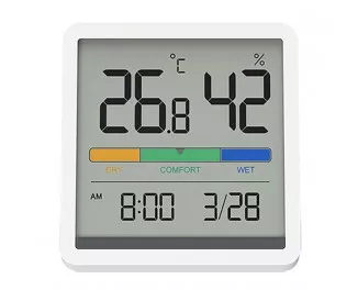 Термогигрометр Xiaomi Miiiw Temperature Humidity Clock S210 (MW22S06) White