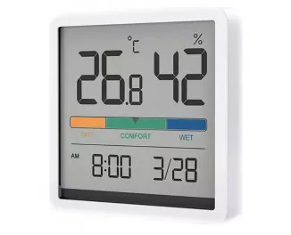 Термогигрометр Xiaomi Miiiw Temperature Humidity Clock S210 (MW22S06) White