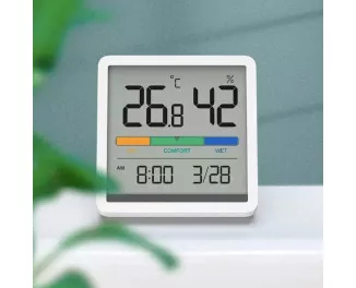 Термогигрометр Xiaomi Miiiw Temperature Humidity Clock S210 (MW22S06) White